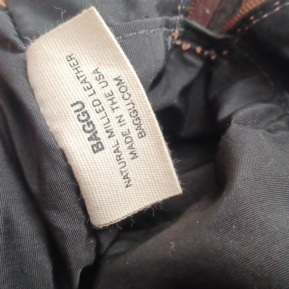 BAGGU  Milled Lrarher Backpack main image 15